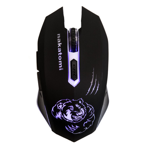 Купить Мышь беспроводная Nakatomi MROG-15UR  черный  9904194. Характеристики, отзывы и цены в Донецке
