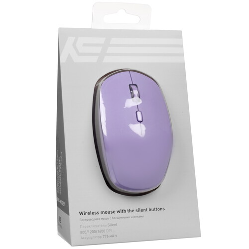 Купить Мышь беспроводная KEYRON WM-MC227  фиолетовый  5401826. Характеристики, отзывы и цены в Донецке