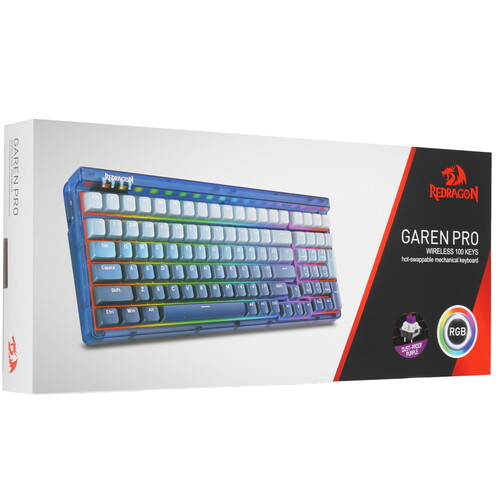 Купить Клавиатура  проводная + беспроводная Redragon Garen Pro  9230487. Характеристики, отзывы и цены в Донецке