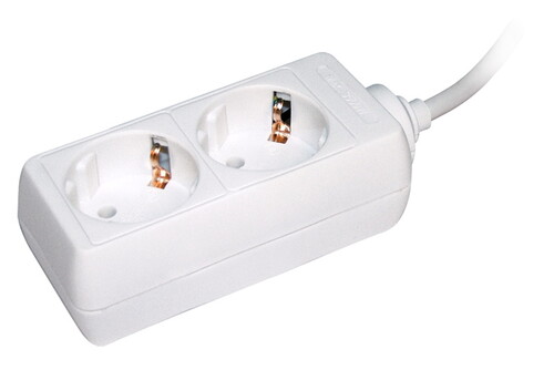 Купить Удлинитель IEK У02 белый  9110731. Характеристики, отзывы и цены в Донецке