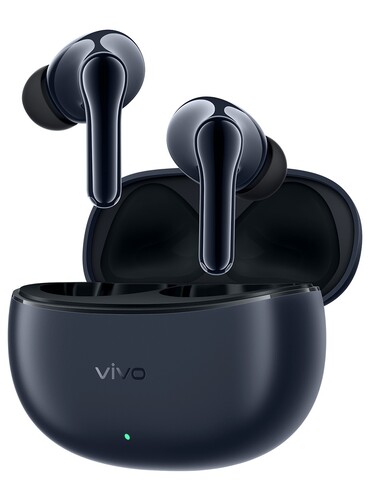 Купить Наушники TWS Vivo Buds синий 2025  5629042. Характеристики, отзывы и цены в Донецке