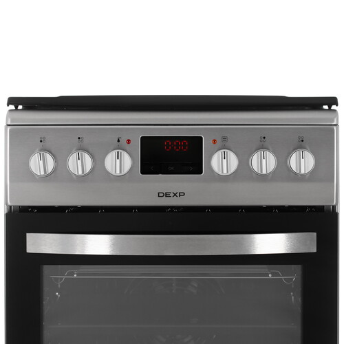 Купить Комбинированная плита DEXP M35-1SLV серебристый  9098496. Характеристики, отзывы и цены в Донецке