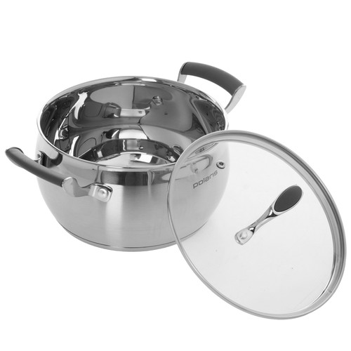 Купить Кастрюля Polaris Mela-20C 4 л 20 см серебристый  9342384. Характеристики, отзывы и цены в Донецке