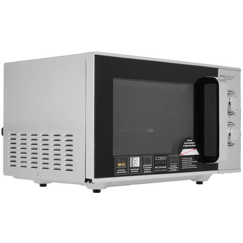 Купить Микроволновая печь CASO MG 25 Ecostyle Ceramic серебристый  5342129. Характеристики, отзывы и цены в Донецке