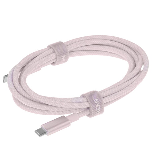 Купить Кабель круглый Ugreen USB Type-C - USB Type-C розовый 2 м  5624635. Характеристики, отзывы и цены в Донецке