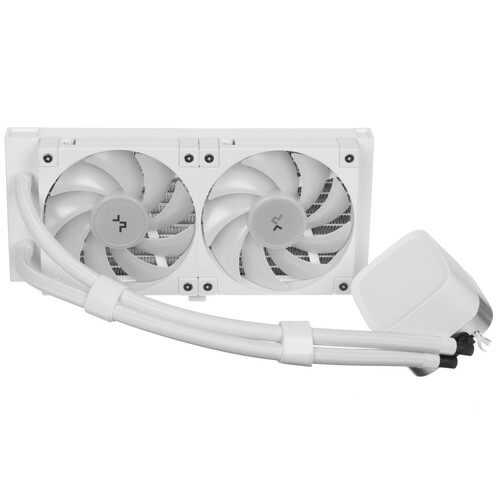 Купить Система охлаждения DEEPCOOL LP240 WH  белая  5619657. Характеристики, отзывы и цены в Донецке