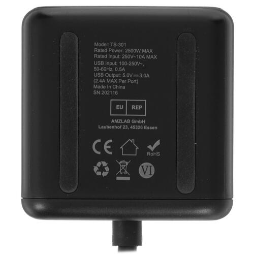 Купить Сетевой фильтр Tessan TS-301 черный  5366293. Характеристики, отзывы и цены в Донецке