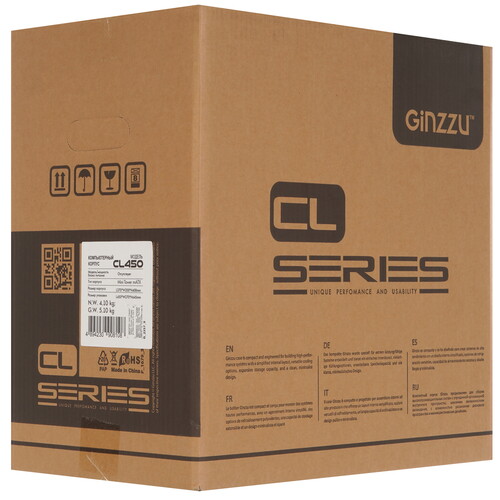 Купить Корпус GiNZZU CL450  черный  9230076. Характеристики, отзывы и цены в Донецке