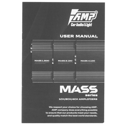 Купить Усилитель AMP MASS 4.80  5450974. Характеристики, отзывы и цены в Донецке