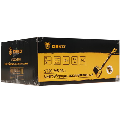 Купить Снегоуборщик аккумуляторный DEKO ST20  5478327. Характеристики, отзывы и цены в Донецке