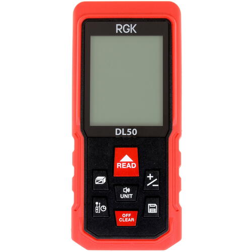 Купить Лазерный дальномер RGK DL50  1262647. Характеристики, отзывы и цены в Донецке