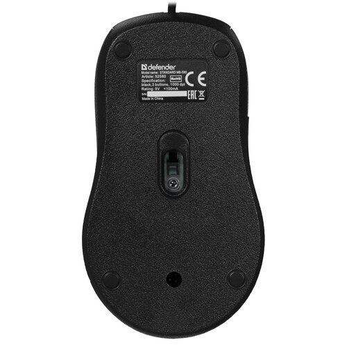 Купить Мышь проводная Defender Standard MB-580  9911300. Характеристики, отзывы и цены в Донецке
