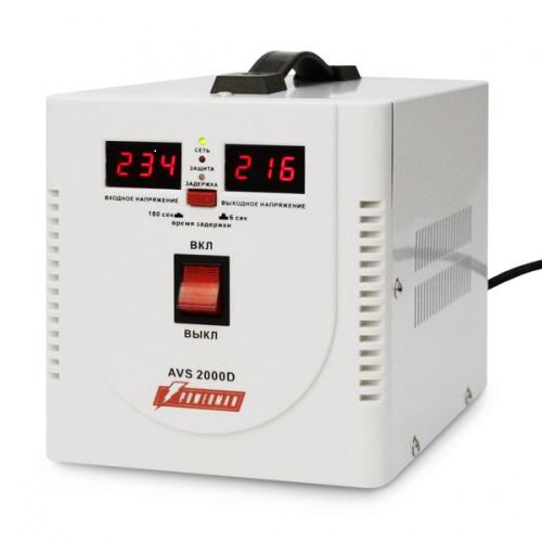 Купить Стабилизатор напряжения PowerMan AVS 2000D  0135445. Характеристики, отзывы и цены в Донецке