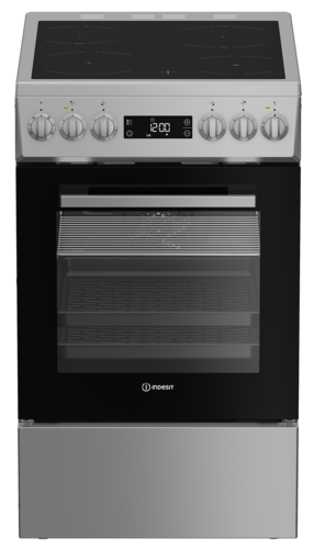 Купить Электрическая плита Indesit ISV5F2HX серебристый  9306998. Характеристики, отзывы и цены в Донецке