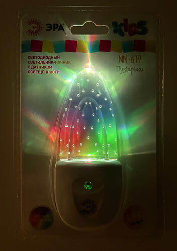 Купить Ночник ЭРА NN-619-LS-W белый  1063452. Характеристики, отзывы и цены в Донецке