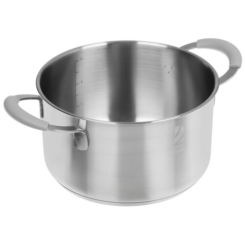 Купить Кастрюля OneTwo Sapphire O3SC35 3.5 л 20 см серебристый  9204347. Характеристики, отзывы и цены в Донецке