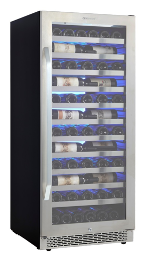 Купить Винный шкаф Cavanova CV102-1TL серебристый  9189163. Характеристики, отзывы и цены в Донецке