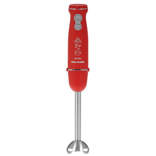 Купить Блендер погружной WILLMARK WHB-1110RS красный  5343342. Характеристики, отзывы и цены в Донецке