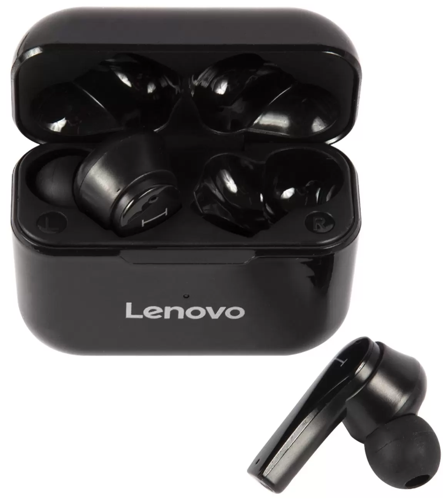 Купить Наушники TWS Lenovo QT82 черный  5362969. Характеристики, отзывы и цены в Донецке