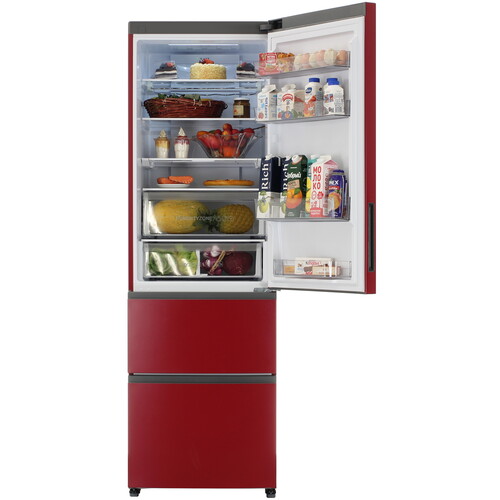Купить Холодильник многодверный   Haier A4F637CRMVU1 красный  9291513. Характеристики, отзывы и цены в Донецке