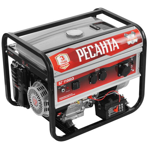 Купить Электрогенератор   бензиновый Ресанта БГ11000Э  5346100. Характеристики, отзывы и цены в Донецке