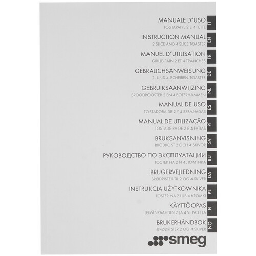 Купить Тостер Smeg TSF01RDEU красный  1152602. Характеристики, отзывы и цены в Донецке