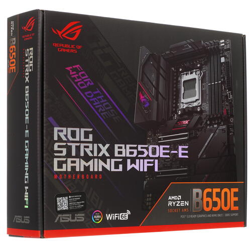 Купить Материнская плата ASUS ROG STRIX B650E-E GAMING WIFI  5078347. Характеристики, отзывы и цены в Донецке