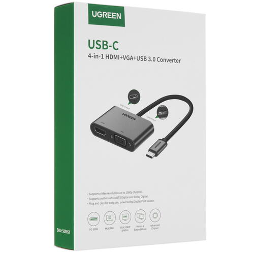 Купить Док-станция Ugreen CM162  4866185. Характеристики, отзывы и цены в Донецке