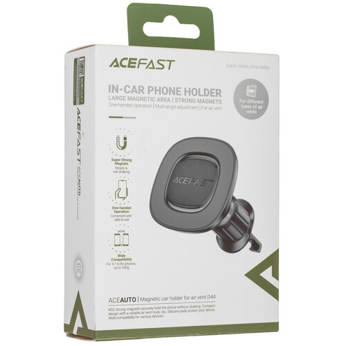 Купить Держатель автомобильный ACEFAST D44 черный  9258649. Характеристики, отзывы и цены в Донецке