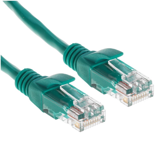 Купить Патч-корд ExeGate UTP-RJ45-RJ45-5e-3M-GN  8188406. Характеристики, отзывы и цены в Донецке