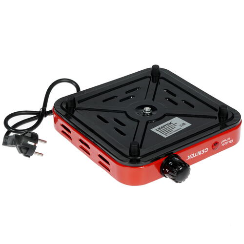 Купить Плита компактная электрическая Centek CT-1508 красный  8142383. Характеристики, отзывы и цены в Донецке