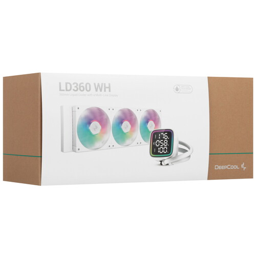 Купить Система охлаждения DEEPCOOL LD360 WH  белая  5463294. Характеристики, отзывы и цены в Донецке