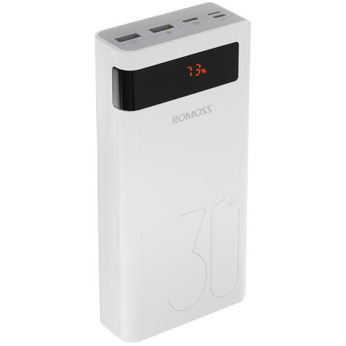 Купить Портативный аккумулятор Romoss Sense 8P+ белый  5371067. Характеристики, отзывы и цены в Донецке