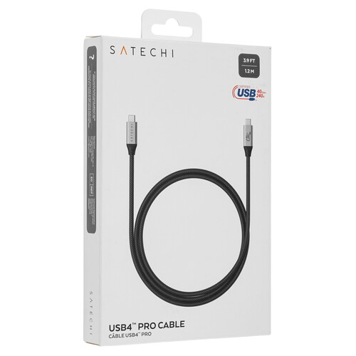 Купить Кабель круглый Satechi USB Type-C - USB Type-C серый 1.2 м  9073182. Характеристики, отзывы и цены в Донецке