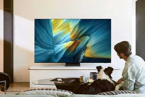Купить 77" (195 см) Телевизор Samsung QE77S95FAUXRU черный  5622939. Характеристики, отзывы и цены в Донецке