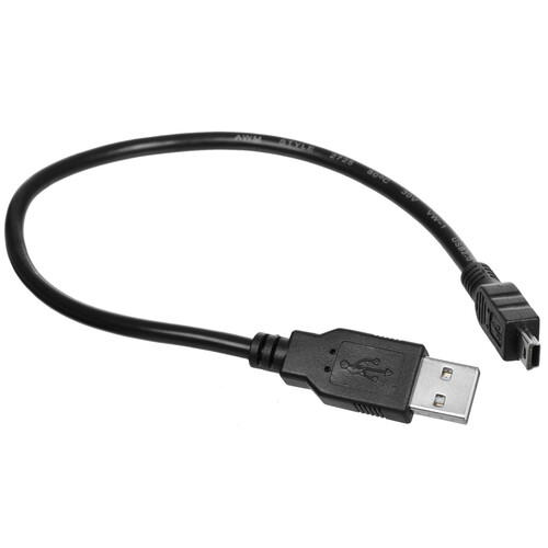 Купить Кабель круглый Cablexpert mini USB - USB 2.0 Type-A черный 0.3 м  5452435. Характеристики, отзывы и цены в Донецке
