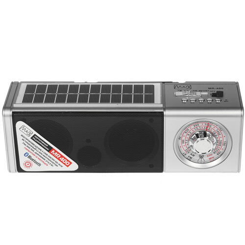 Купить Радиоприемник MAX MR-400 серебристый, черный  1371108. Характеристики, отзывы и цены в Донецке