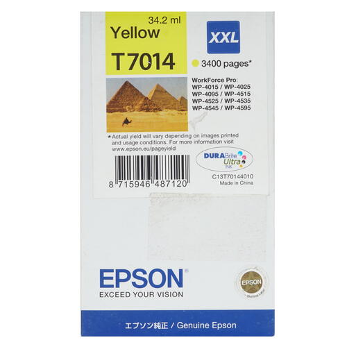 Купить Картридж Epson T701 XXL желтый  0158391. Характеристики, отзывы и цены в Донецке