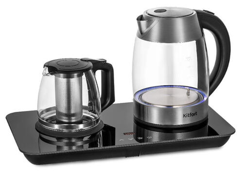 Купить Чайный набор Kitfort КТ-6608 серебристый  9110303. Характеристики, отзывы и цены в Донецке