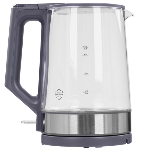 Купить Электрочайник Weissgauff WK 1700 EcoGlass Graphite серый  9259480. Характеристики, отзывы и цены в Донецке