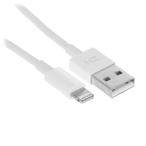 Купить Кабель круглый ZMI Lightning 8-pin - USB 2.0 Type-A белый 1 м  5099630. Характеристики, отзывы и цены в Донецке
