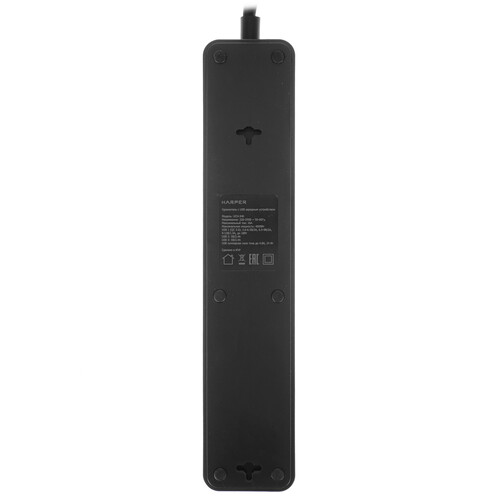 Купить Сетевой фильтр Harper UCH-340 черный  5362769. Характеристики, отзывы и цены в Донецке