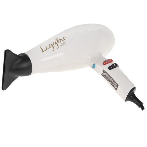 Купить Фен GA.MA LEGGERO ION/A21 белый/черный  1015410. Характеристики, отзывы и цены в Донецке