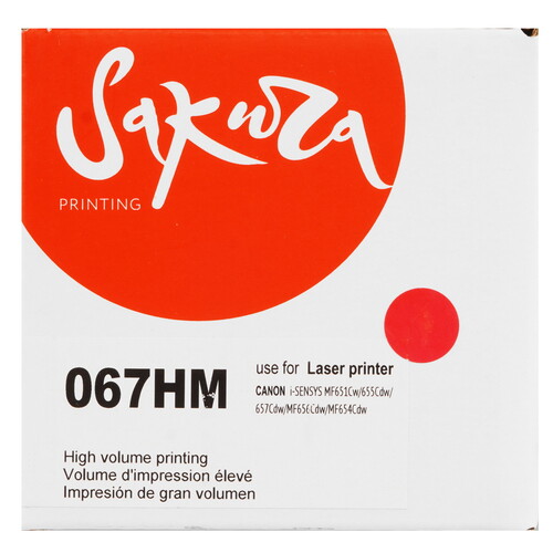 Купить Картридж лазерный Sakura 067HM (5104C002) пурпурный  9096111. Характеристики, отзывы и цены в Донецке