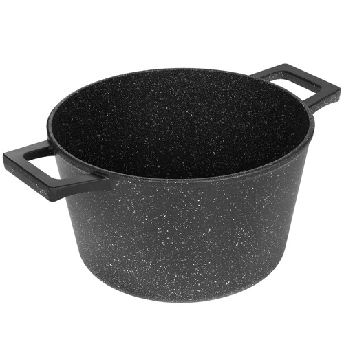 Купить Кастрюля Helper GURMAN GN7450 5 л 24 см черный  9227277. Характеристики, отзывы и цены в Донецке