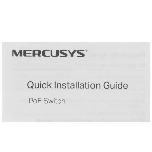 Купить Коммутатор Mercusys MS105GP  5416665. Характеристики, отзывы и цены в Донецке