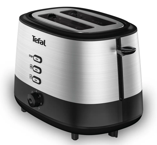 Купить Тостер Tefal TT520D10 Grille Pain серебристый  5323281. Характеристики, отзывы и цены в Донецке