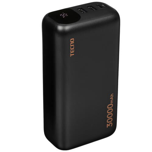 Купить Портативный аккумулятор Tecno TPB-P302 черный  5421073. Характеристики, отзывы и цены в Донецке