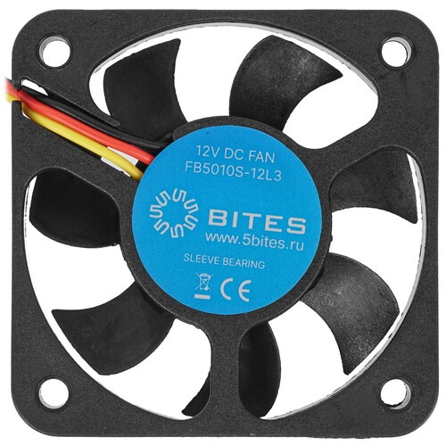 Купить Вентилятор 5Bites [FB5010S-12L3] черный  5367303. Характеристики, отзывы и цены в Донецке
