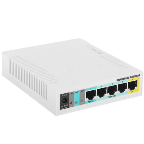 Купить Wi-Fi роутер MikroTik RB951Ui-2HnD  5048366. Характеристики, отзывы и цены в Донецке